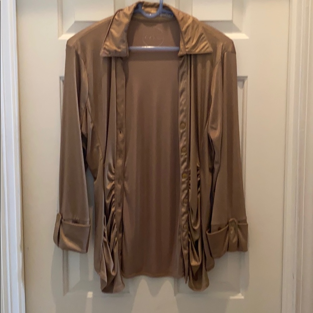 Long sleeve shirt - Gold